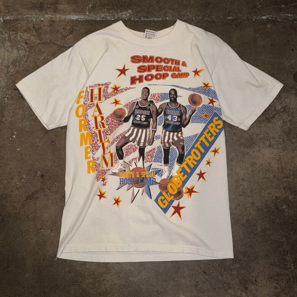 1990s Harlem Globetrotters Hoop Camp Tee